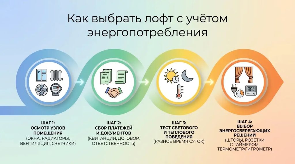 Как выбрать лофт с учетом энергопотребления